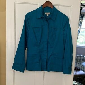 Coldwater Creek Lightweight Blue Jacket (6)